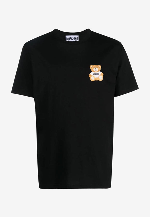 Moschino Teddy Bear Patch T-shirt V0723 7041 555 Black