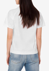 Moschino Teddy Logo Print T-shirt White V0725 5541 1001