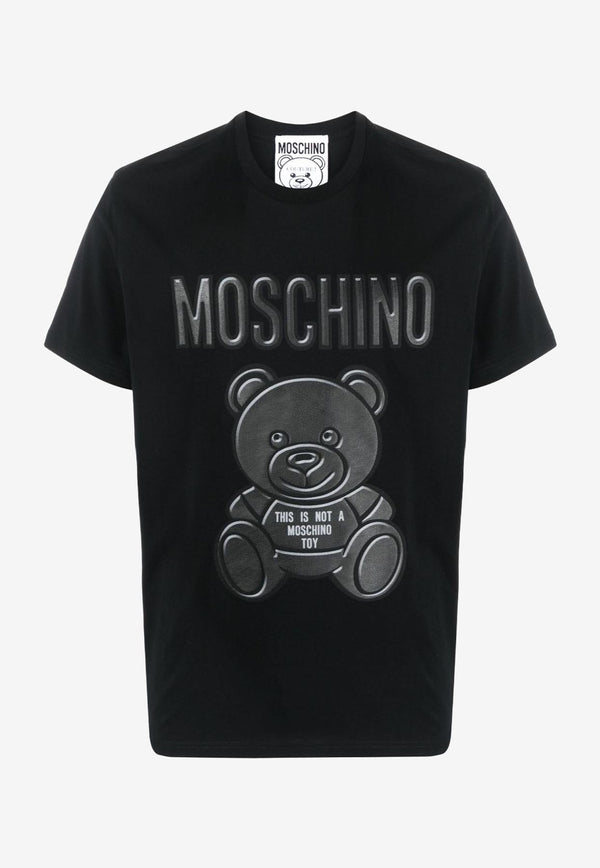 Moschino Teddy Bear Print T-shirt V0730 7041 1555 Black