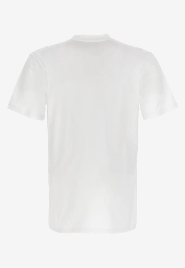 Moschino Teddy Bear Print T-shirt V0731 7041 1001 White