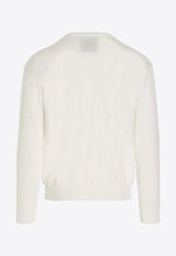 Moschino Teddy Bear Knitted Sweater White V0926 2002 1002