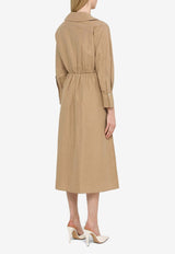 Vince A-Line Midi Shirt Dress V918051559LI/M