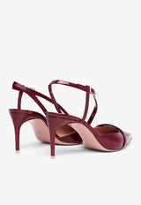 Malone Souliers Valeria 70 Patent Leather Pumps VALERIA 70-4 BORDEAUX