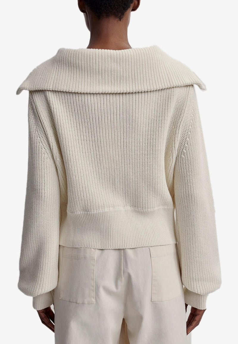 Varley Mentone Knitted Sweater VAR00615WHITE