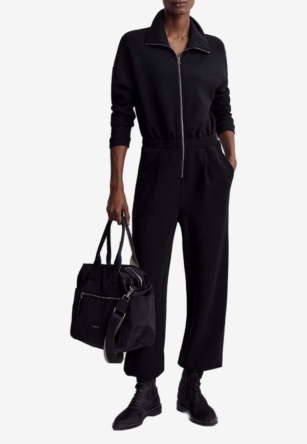 Varley Jessie Zip-Up Jumpsuit Black VAR01175BLACK