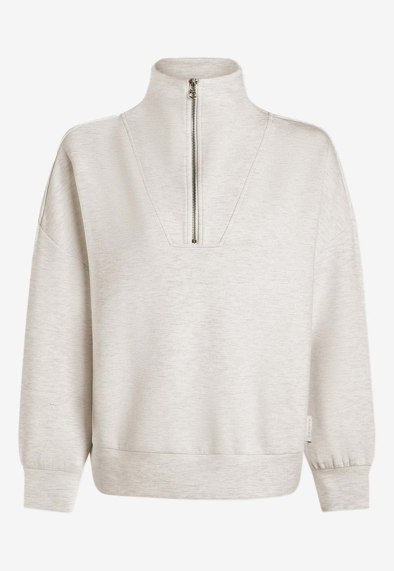 Varley Hawley Oversized Half-Zip Sweatshirt Ivory VAR01461IVORY