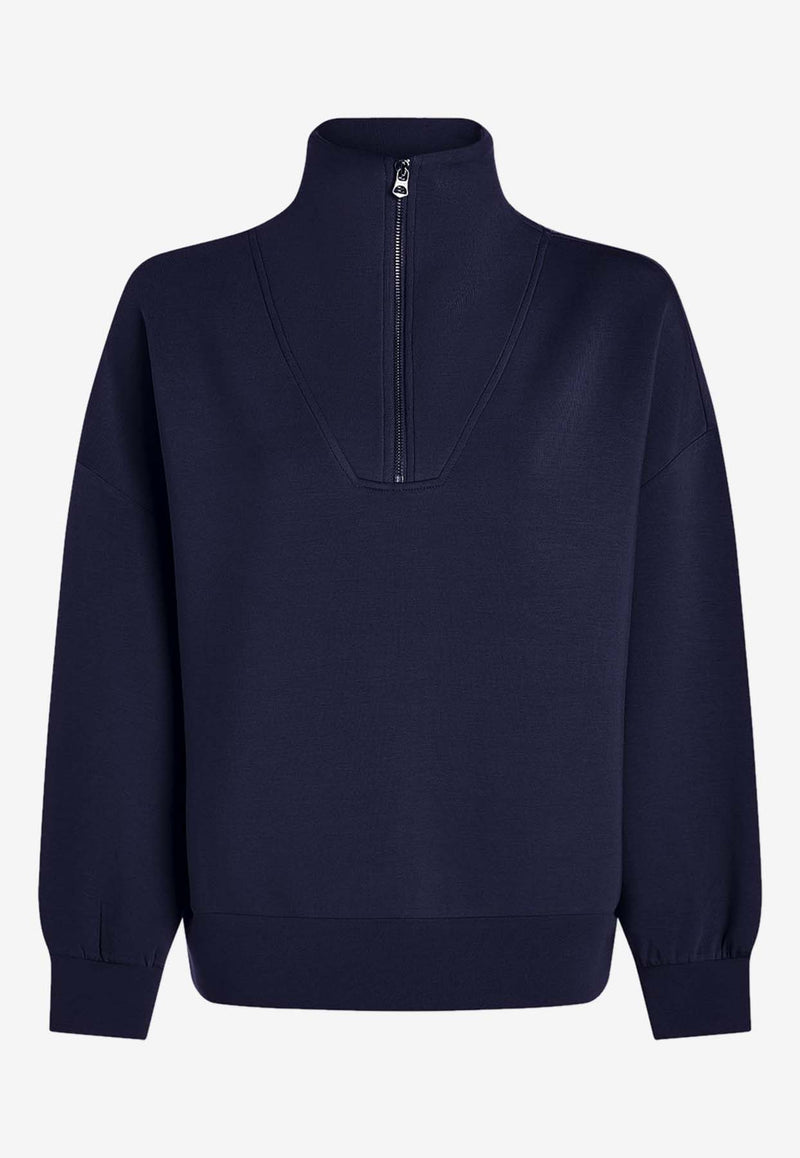 Varley Hawley Oversized Half-Zip Sweatshirt Navy VAR01461NAVY