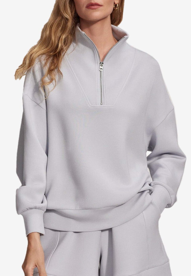 Varley Keller Half-Zip Sweatshirt Gray VAR01568GREY