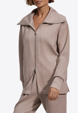 Varley Raleigh Zip-Up Cardigan Taupe VAR01754TAUPE