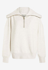 Varley Catherine Half-Zip Sweatshirt Ivory VAR02086IVORY