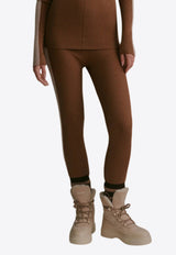 Varley Aiden High-Rise Knit Leggings Brown VAR02333_BROWN
