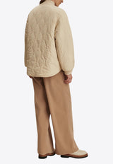 Varley Serina Reversible Quilt Jacket Cream VAR02796_CREAM