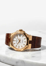 Vacheron Constantin Overseas Automatic 18-karat Yellow Gold Watch Silver VACOA18KYFW_TH