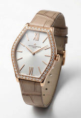Vacheron Constantin Malte Ladies Quartz Watch with Diamonds Silver VACMLQWD_TH