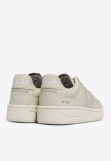 Veja V-90 Leather Low-Top Sneakers Beige VD2003381A/BEIBEIGE