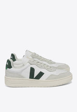 Veja V-90 Leather and Suede Sneakers White VD2003384WHITE