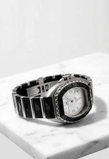 Van Der Bauwede Genève Magnum Riva Diver Tonneau-Shaped Watch White VDBGMRDTSW_TH