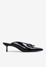 BLACK SUEDE STUDIO Vie 50 Leather Mules Black VIE50_BLACK