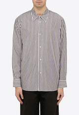 Studio Nicholson Striped Buttoned Shirt VIEW1126/O_STUNI-NC