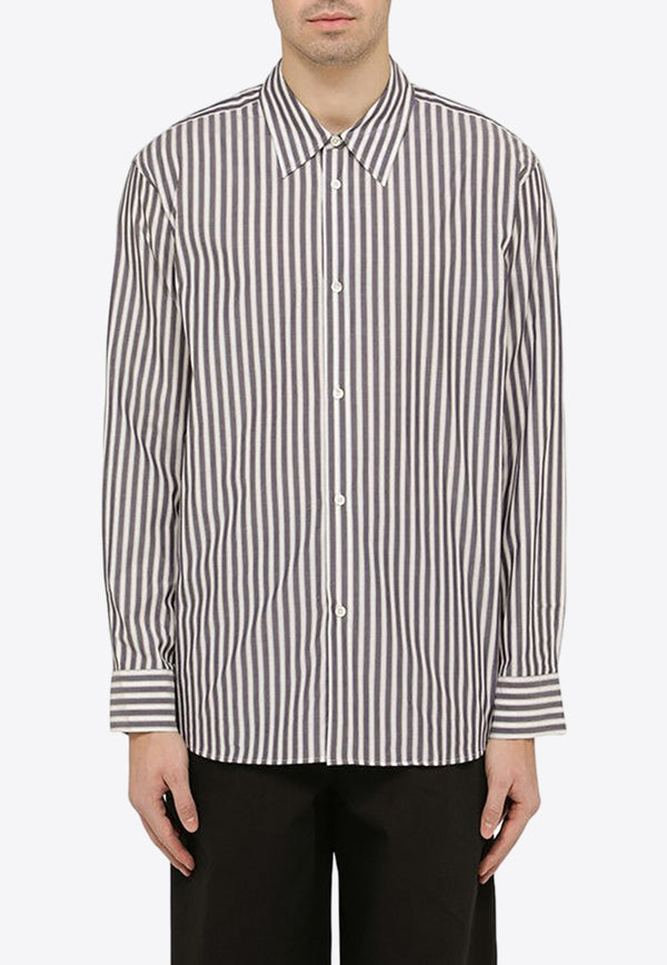Studio Nicholson Striped Buttoned Shirt VIEW1126/O_STUNI-NC