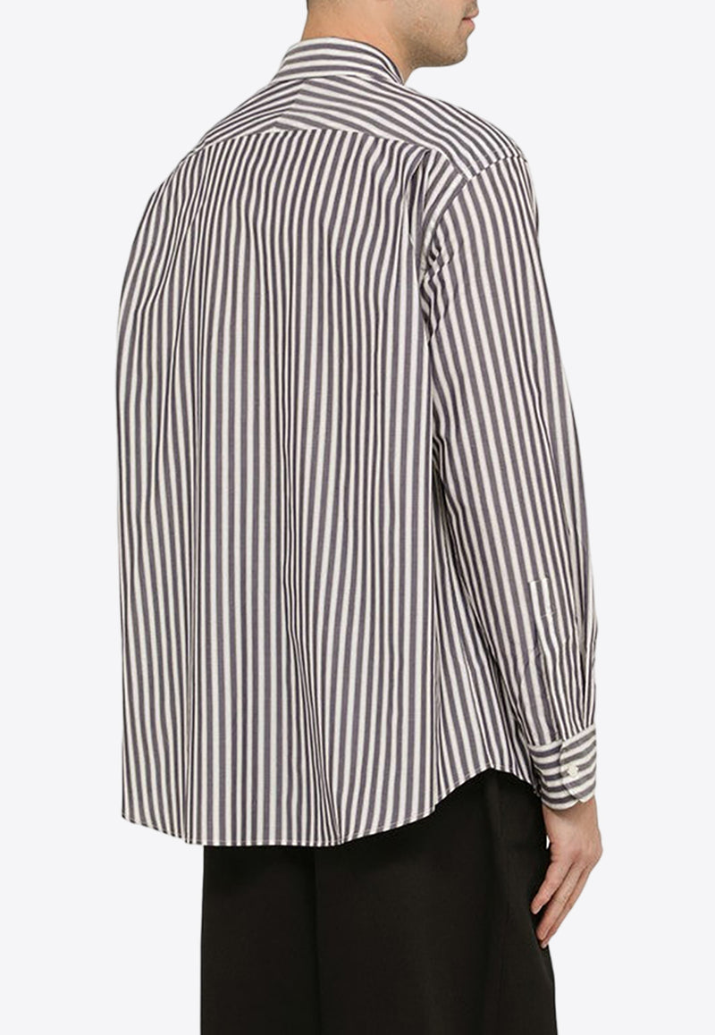 Studio Nicholson Striped Buttoned Shirt VIEW1126/O_STUNI-NC