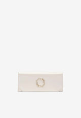 Malone Souliers Vivien Satin Clutch Bag Ivory VIVIEN 80 IVORY/IVORY