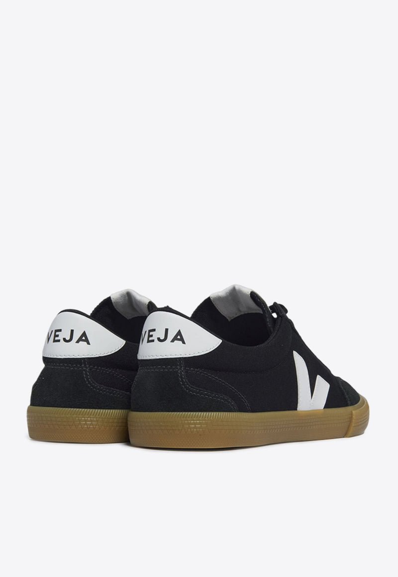 Veja Volley Low-Top Canvas Sneakers  Black VO0103529BLACK