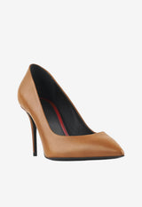 Maison Ernest Voltige 85 Matte Leather Pumps Cognac VOLTIGE 85 COGNAC_COGNAC