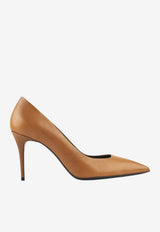 Maison Ernest Voltige 85 Matte Leather Pumps Cognac VOLTIGE 85 COGNAC_COGNAC