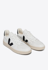 Veja V-10 Low-Top Leather Sneakers White VX0200005WHITE/BLACK