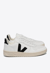 Veja V-10 Low-Top Leather Sneakers White VX0200005WHITE/BLACK