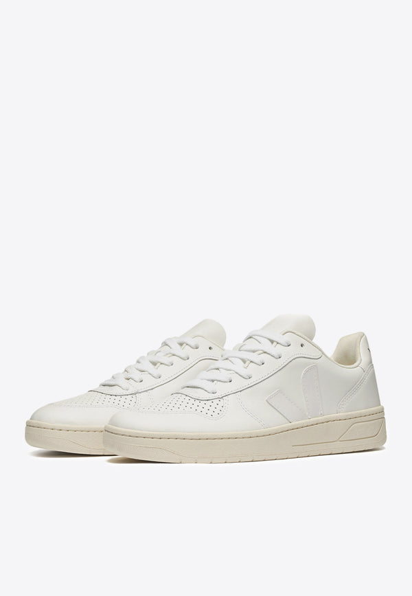 Veja V-10 Low-Top Leather Sneakers White VX0201270WHITE