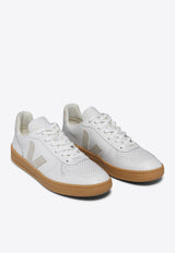 Veja V-10 Low-Top Leather Sneakers White VX0203665WHITE MULTI