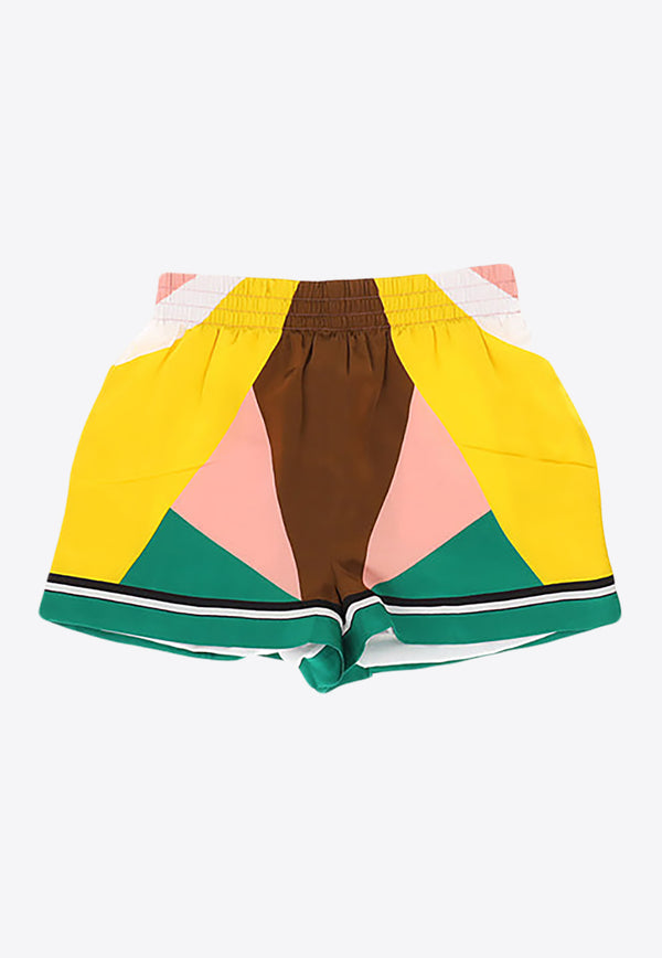 Casablanca Casa Sport Silk Shorts Multicolor W-TR-104-14_000_CASSPO