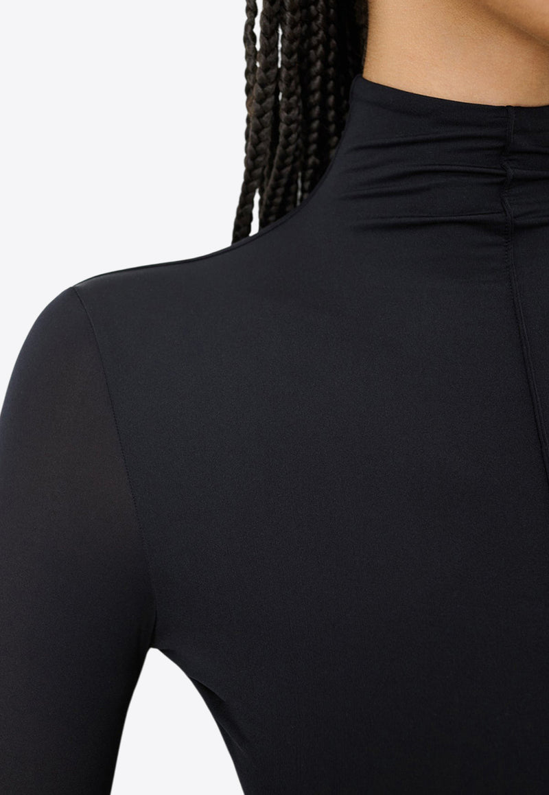 Wardrobe.NYC Turtleneck Long-Sleeved Bodysuit Black W1086R18JEBLACK