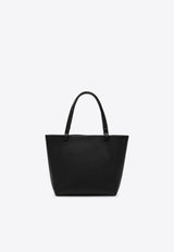 The Row Small Park Tote Bag in Calf Leather Black W1199L129/P_THERO-BLKP