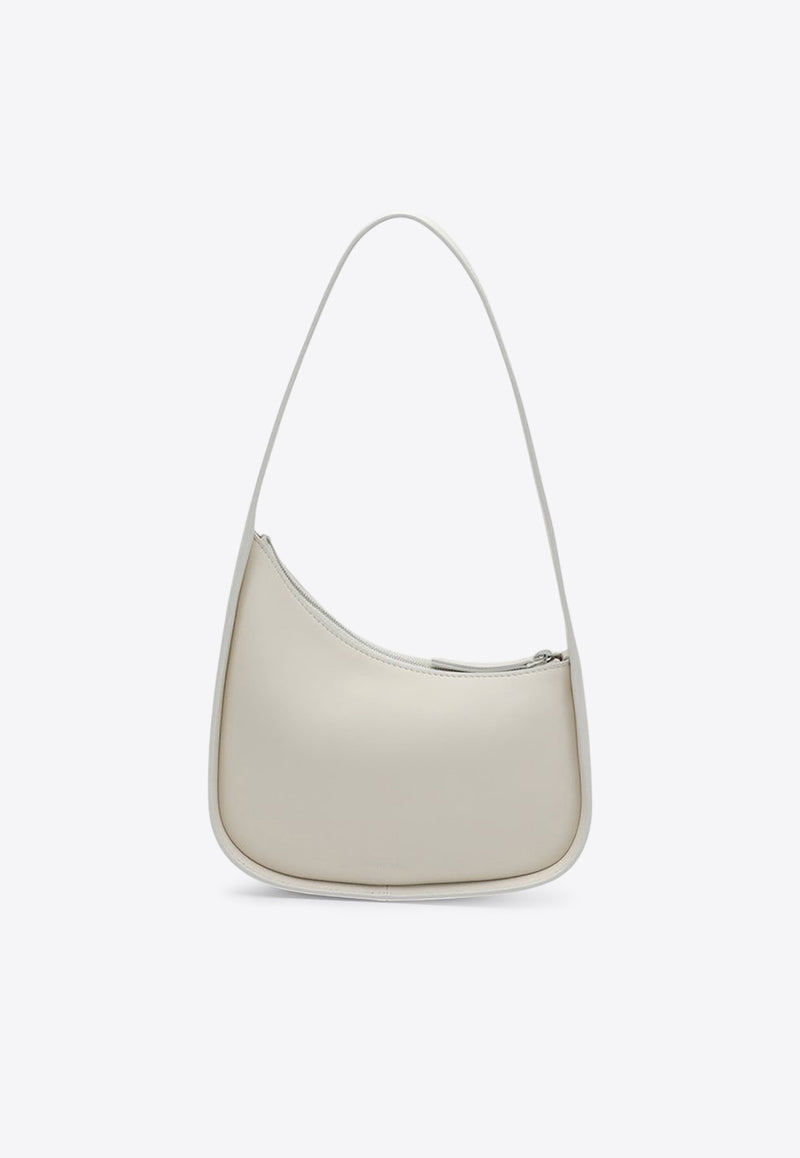 The Row Half Moon Leather Shoulder Bag Ivory W1249L52/P_THERO-NIVPD