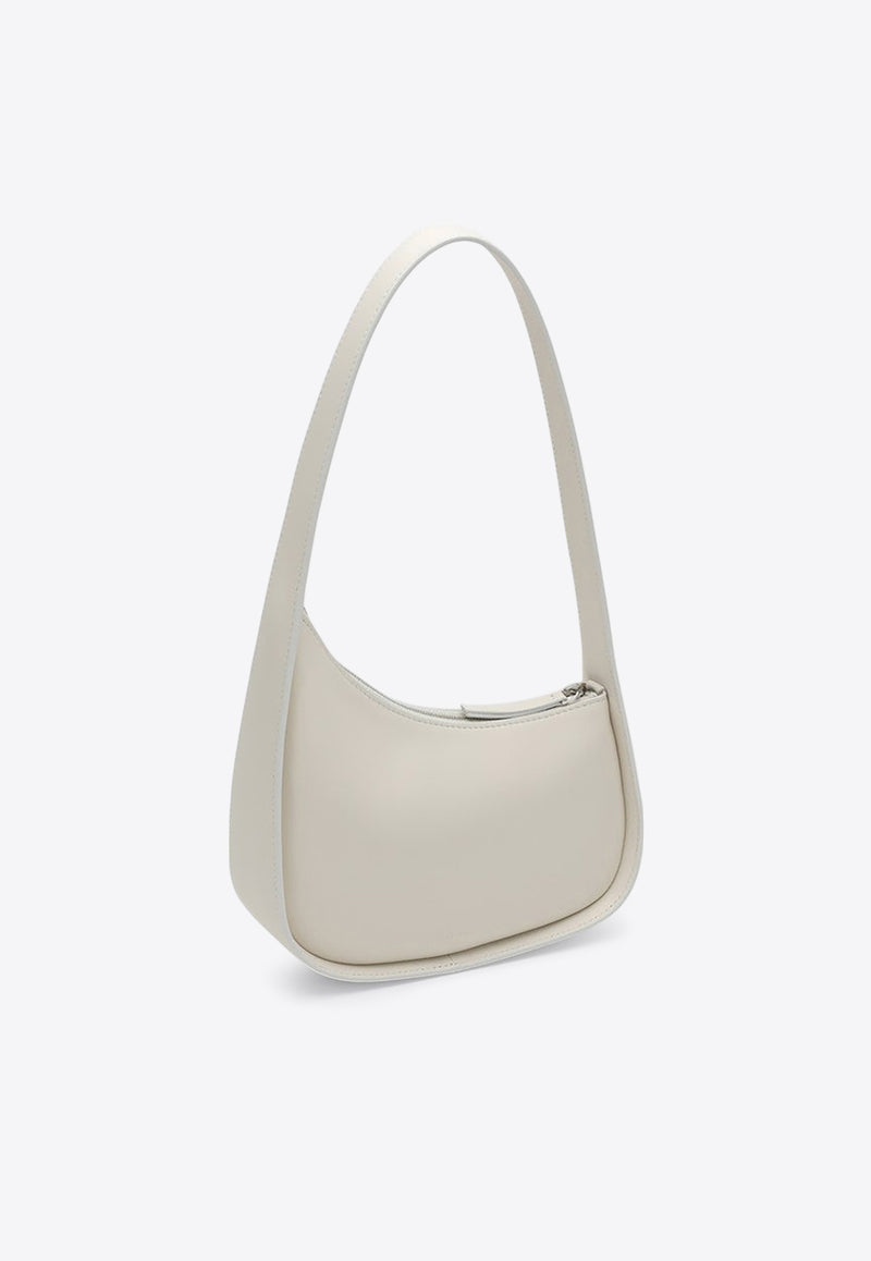 The Row Half Moon Leather Shoulder Bag Ivory W1249L52/P_THERO-NIVPD