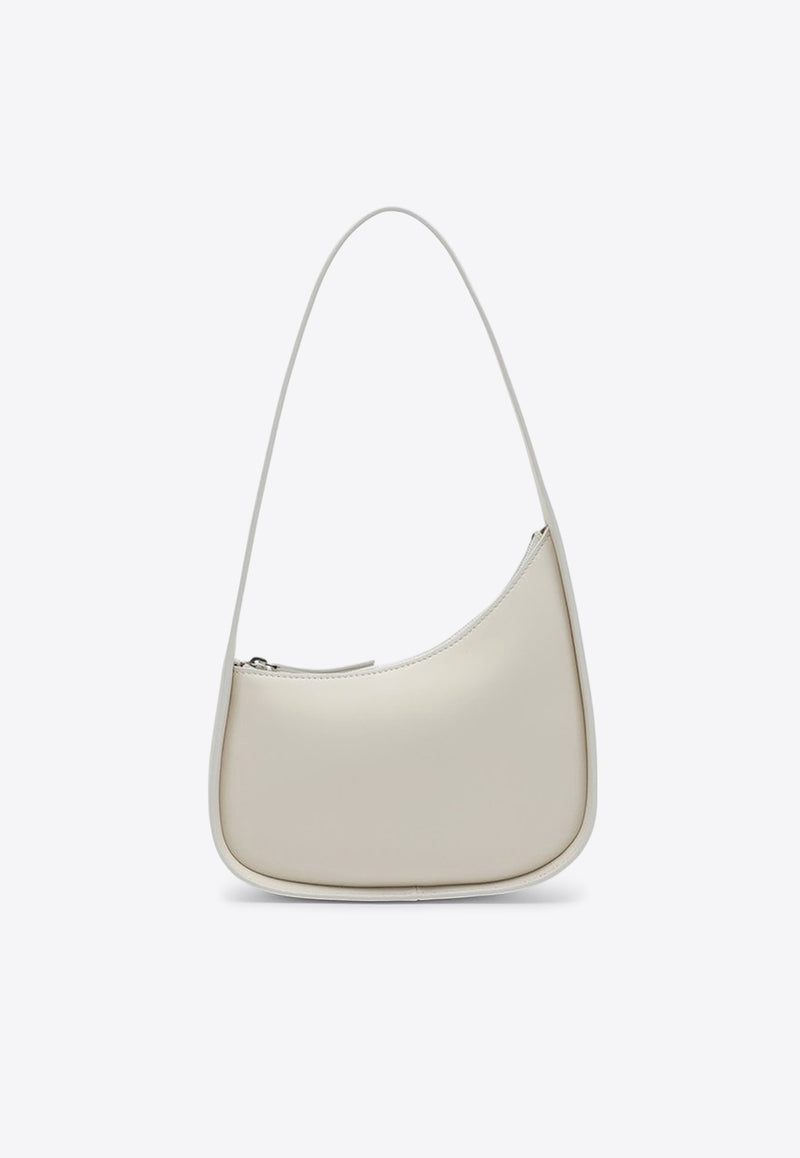 The Row Half Moon Leather Shoulder Bag Ivory W1249L52/P_THERO-NIVPD