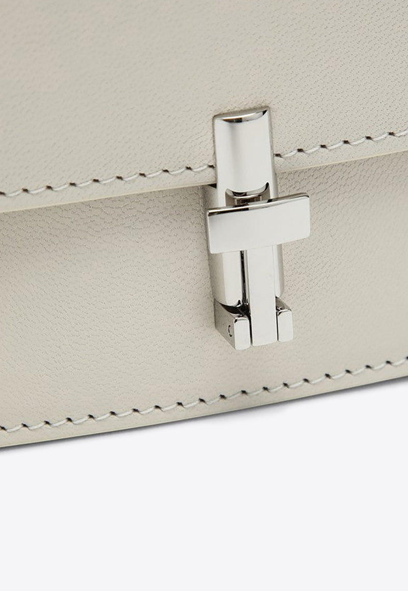 The Row Small Sofia E/W Leather Crossbody Bag Ivory W1569L39/O_THERO-IVPLD