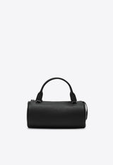 The Row Edith Grained Leather Top Handle Bag Black W1673L97/P_THERO-BLPL