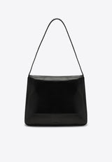 The Row Nuance Hobo Bag in Nappa Leather Black W1726L117/P_THERO-BLANS