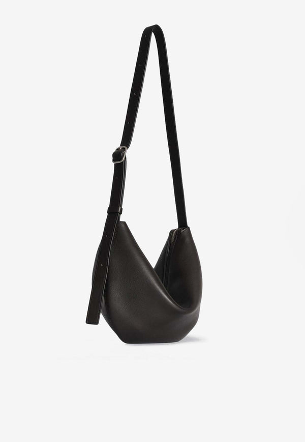 The Row Jouvette Calf Leather Crossbody Bag Dark Brown W1854L628/R_THERO-DBAS