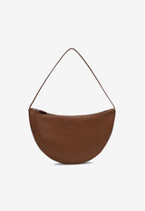 The Row Small Izzy Leather Shoulder Bag Brown W1939L645/R_THERO-CUT