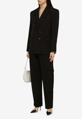 Wardrobe.NYC Wool Wide Tailored Pants Black W2050R09WO/O_WARDR-BLK