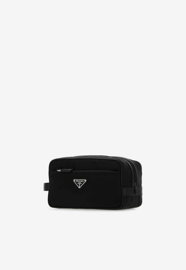 Triangle Logo Re-Nylon Pouch Bag