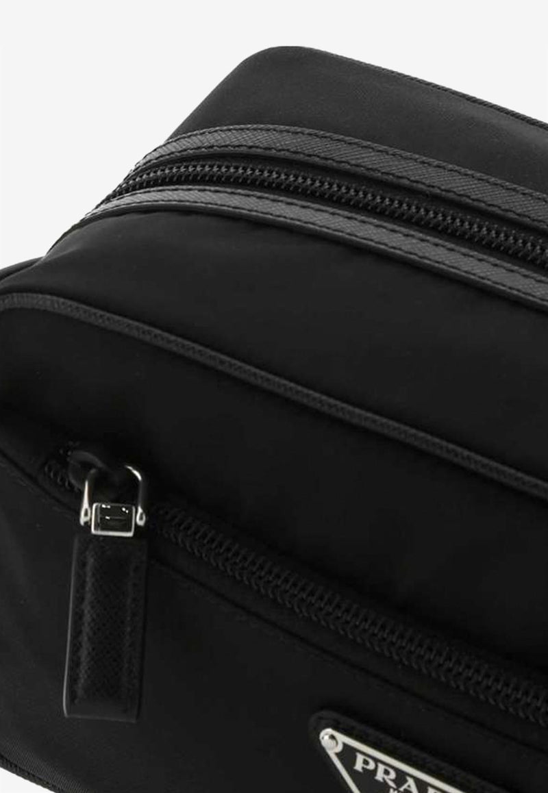 Triangle Logo Re-Nylon Pouch Bag