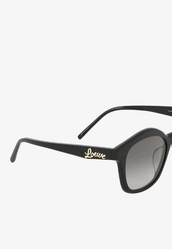 Loewe Browline Round Sunglasses Gray LW40079U5501B_58071