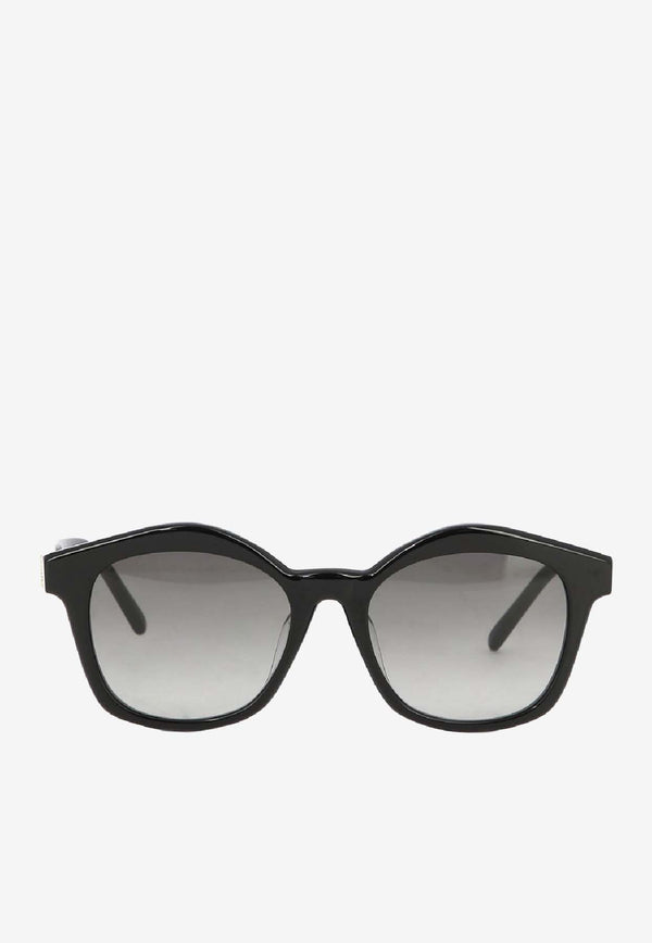 Loewe Browline Round Sunglasses Gray LW40079U5501B_58071