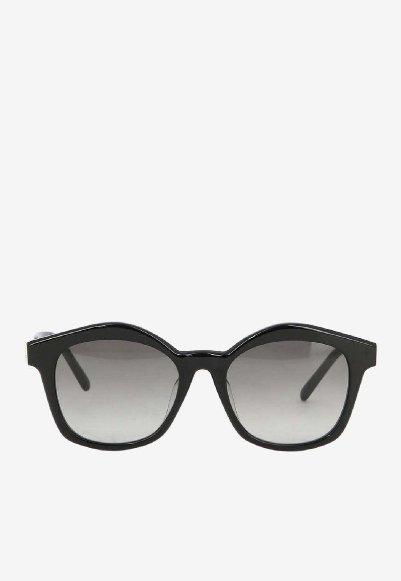 Loewe Browline Round Sunglasses Gray LW40079U5501B_58071